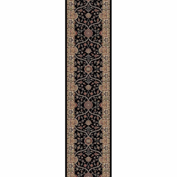 Concord Global Trading 3 ft. 11 in. x 5 ft. 7 in. Jewel Voysey - Black 49034 - main